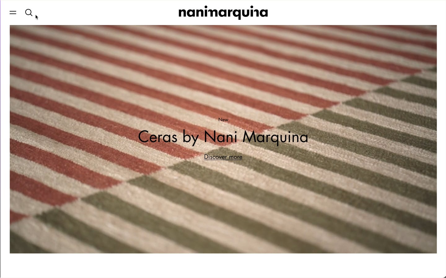 Image Nanimarquina -  INFORMATION ARQUITECTURE  •  UX DESIGN  •  UI DESIGN